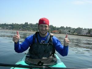 kayaking on the Puget Sound